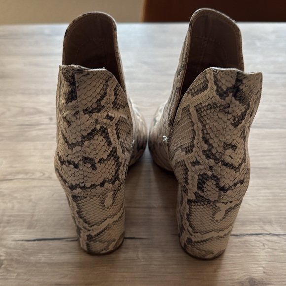 Steve Madden Snakeskin Ankle Boots - Picture 8 of 9